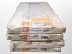 Four 800 mm x 400 mm radiators