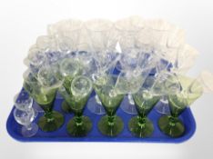A quantity of 20th century Scandinavian drinking glasses
