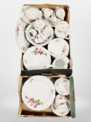 A quantity of Polish tea and dinner porcelain