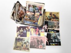 A box of assorted Broadway posters, film posters, film supplements.