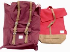 Two Herschel rucksacks.