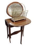 An Edwardian mahogany Sutherland table,