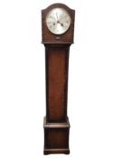 An oak grandmother clock,