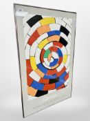 An Alexander Calder museum poster, 57cm x 89cm.