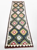 A Maimana kilim runner,