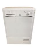 An Indesit tumble dryer