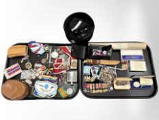 A group of militaria, decorations and other items, in part relating to Lieutenant Colonel L. C.