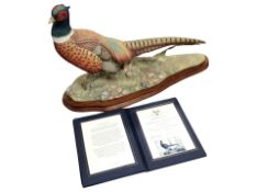 A Border Fine Arts figure, 'Autumn Glory', limited edition No. 491 of 950, with certificate.