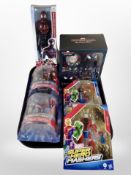 A group of Hasbro and other action figures to include Marvel characters
