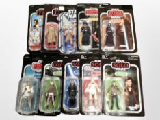 10 Kenner Star Wars action figures, boxed.