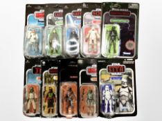 10 Kenner Star Wars action figures, boxed.