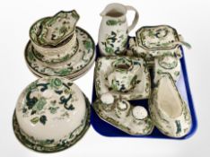 A collection of Masons Chartreuse dinner wares