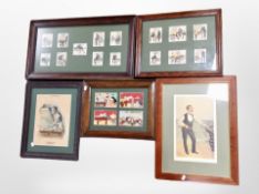 A Vanity Fair spy print depicting a billiards player,