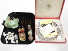 A Carlton Ware golly aeroplane teapot, together with an old Tupton Ware squat vase,