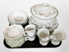 Approximately 31 pieces of Johnson Brothers Eternal Beau tea and dinner china.