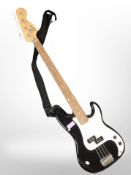 A Fender Squire P-Bass guitar (as found)