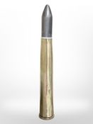 A 1958 MK 4 40 mm artillery shell,