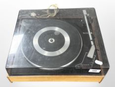 A Garrard SP25 Mk III turntable with continental plug.