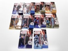 Ten Hasbro Star Wars The Force Awakens figures,