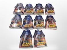Ten Hasbro Star Wars Revenge of the Sith figures,