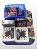 A tray of trading cards - Huntik, Jonny Quest,