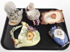 A Victorian transfer-printed plaque depicting Field Marshall Lord Roberts together with several