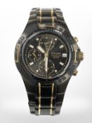 A gentleman's Pulsar chronograph wristwatch in retail box.