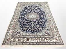 A Nain rug, Central Iran,