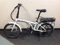 An E-Glide folding bike,