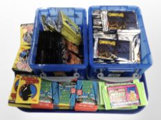 A tray of trading cards - Dick Tracy, Teenage Mutant Ninja Turtles,