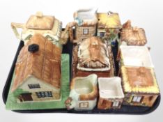 A collection of cottage china