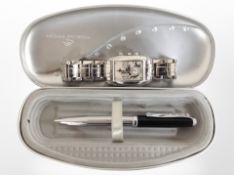 A Pierre Balmain ballpoint pen in presentation box,