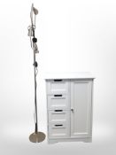 A contemporary white cupboard,