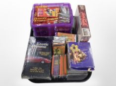A tray of trading cards - Legend of the Five Rings, The Hunchback of Notre Dame,
