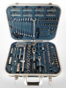 A Makita spanner and socket set in carry case