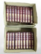 Two boxes of William Harrison Aimsworth novels