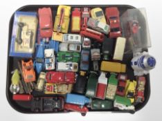 A group of mainly unboxed vintage and modern diecast vehicles including Corgi.