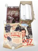A quantity of modern rolled posters including James Bond,