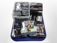 A tray of trading cards - Dr Who,