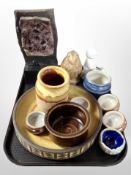 A group of 20th-century Scandinavian studio pottery wares.