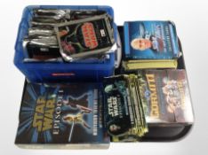 A group of trading cards : Gormiti, Star Wars Episode I, Star Trek, etc.