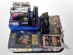 A group of trading cards : Comic Greats, Star Wars, Star Trek, etc.