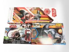 A Hasbro Star Wars Kylo Ren's Spring-Action Lightsaber,