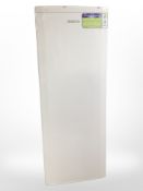 A Beko upright freezer.