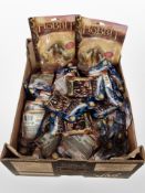 A box of The Lord of the Rings and the Hobbit figurines.