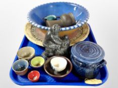 A group of 20th-century Scandinavian studio pottery wares.