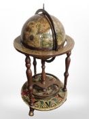 A globe drink's trolley,