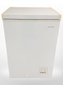 A John Lewis chest freezer.