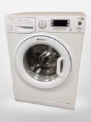 A Hotpoint washing machine.