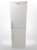 A LEC upright fridge-freezer.